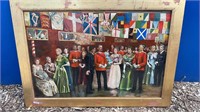 UNSIGNED ENGLISH OIL OF THE BALLROOM