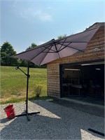 Articulating Outdoor Patio Umbrella W/ Stand