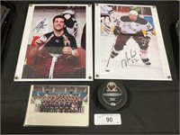 Signed Hershey Bears Player Photographs, Hockey