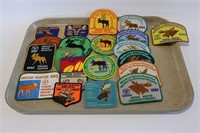 COLLECTION OF 1980-2000 MNR MOOSE HUNTERS CRESTS