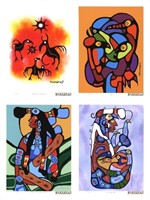Norval Morrisseau (1931-2007) Art Folio No. 3 - 4