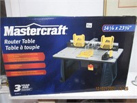 Mastercraft Router Table new