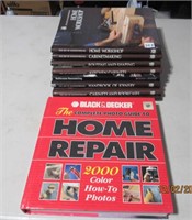 9 Home Repair  and Wood Working Books