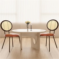 Dining Room Chairs, Modern Industrial Upholstered