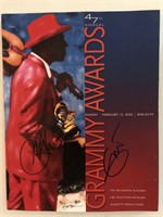 Eric Clapton and John Mayer signed 47th Annual Gra