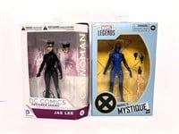 Marvel Mystique & Cat Woman Figurines