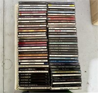 Tray of CD's