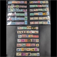 Lot Of 6 Stock Sheets Mostly All Mint, But Last