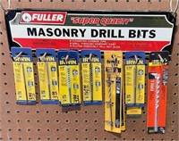 Fuller Metal Bit Display and Masonry Bits