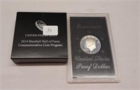 2014 Baseball Hall of Fame Dollar Unc.; 1971-S