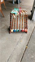 Vintage croquet set