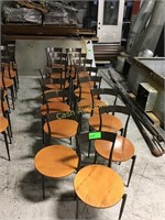 15 Metal/Wood Dining Chairs