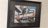 Taste of Chicago, Bears Hangout framed print.
