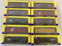 lot of 10 Athearn Genesis HO Train Cars