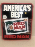 Redman chewing tobacco sign 1995