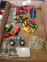 19 Vintage Mini  Farmall John Deere  Tractors &