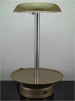 RETRO INDUSTRIAL METAL TABLE LAMP W/TRAY