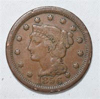 COIN - 1856 CORONET HEAD LARGE CENT