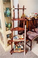 Antique 5 Tier Corner What Not Stand