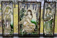 3 Panel Fairy Stained Glass