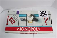 Vintage 1960 Monopoly Game - Complete (U238)