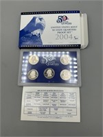 2004 US Mint Quarter Proof Set (Mich, FL, TX, IA,