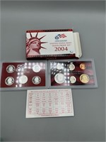 Silver 2004 US Mint Proof Ten Coin Set