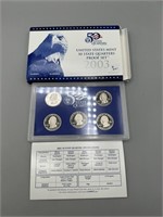 2003 US Mint Quarter Proof Set (IL, AL, MA, Missou