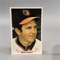 BROOKS ROBINSON AUTOGRAPHED PHOTO - NO COA