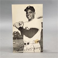 VINTAGE WILLIE MAYS PHOTOGRAPH POST CARD