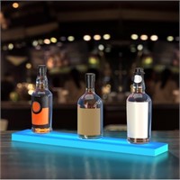 VEVOR LED Lighted Liquor Bottle Display, 1 Tier