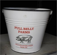 Repro Full Belly Farms Enamel Bucket
