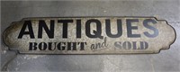 Antiques Bought & Sold Sign