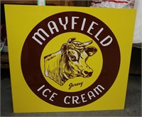 Mayfield Ice Cream Advertisement Sign