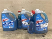 3 gallons windex w/ 2 spray bottles
