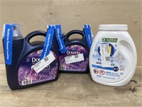 120ct all laundry pods & 2- 115oz downy