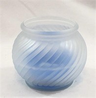 Small Frosted Glass Votive Candle Holder