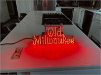 Old Milwaukee Neon Light