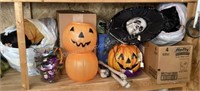 Shelf of Halloween Decor
