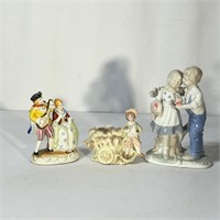 Vintage Hand Painted Porcelain Figures