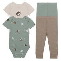 4-Pc Pekkle Babies 24M Set, Short Sleeve Bodysuits