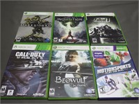 Lot of 6 Xbox 360 Video Games Fallout Bewulf