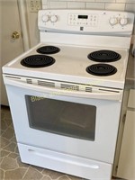 Kenmore white electric range