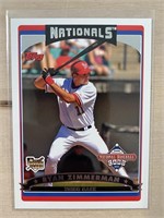 Ryan ZImmerman Topps Rookie