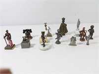Lot de figurines en métal