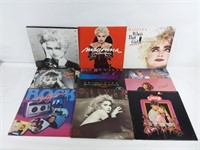 Vinyles: Madonna, Olivia Newton John, etc