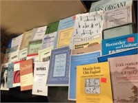 BETHOVAN, MOZART, BACH, ETC. SHEET MUSIC/BOOKLETS