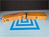 Freud router bit set and wooden box