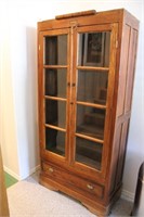 Double door bookcase