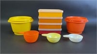 Vintage Orange and Yellow Tupperware